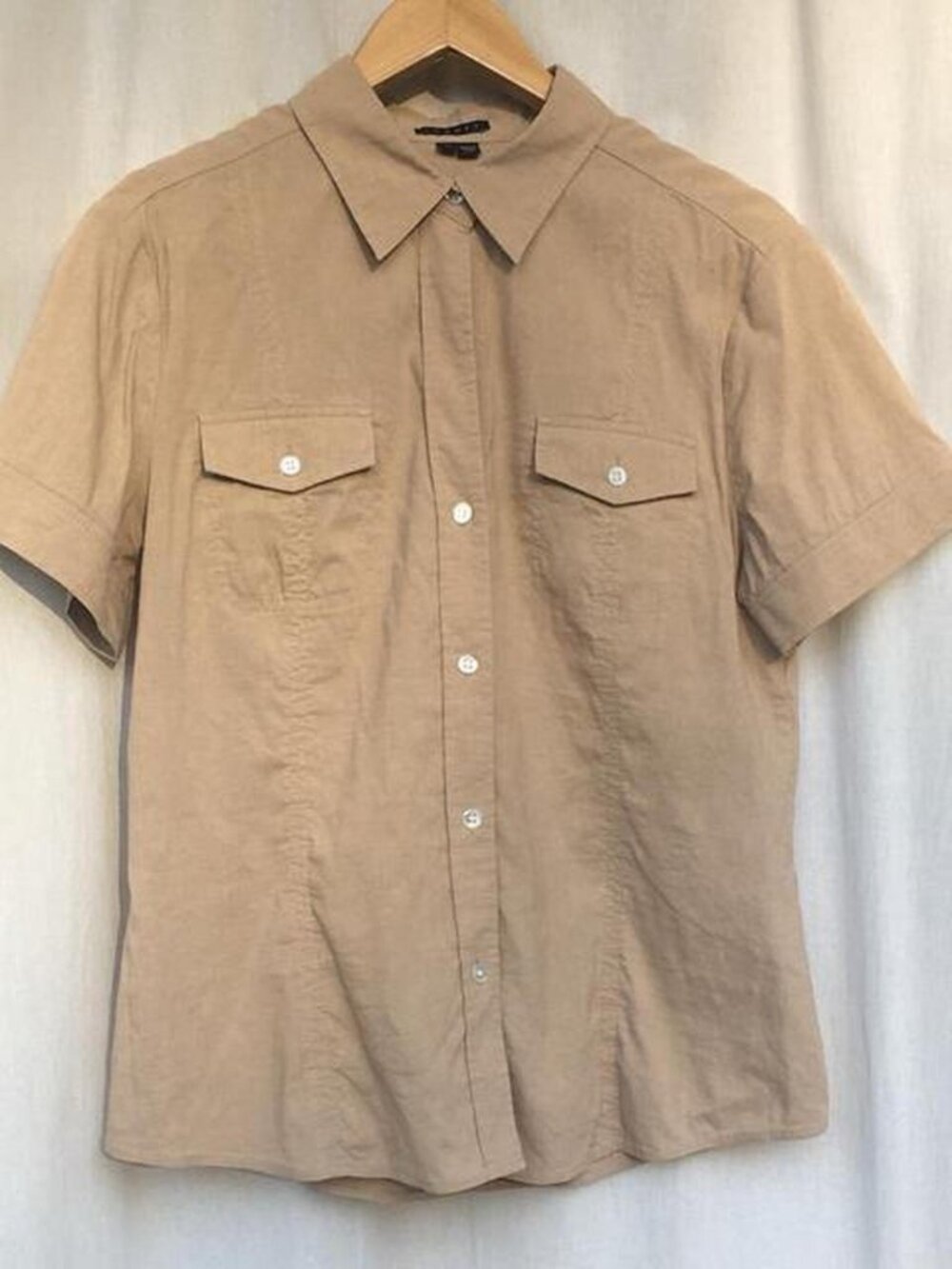 Theory linen cargo shirt